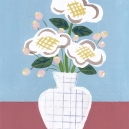 フラワーベース（水色）